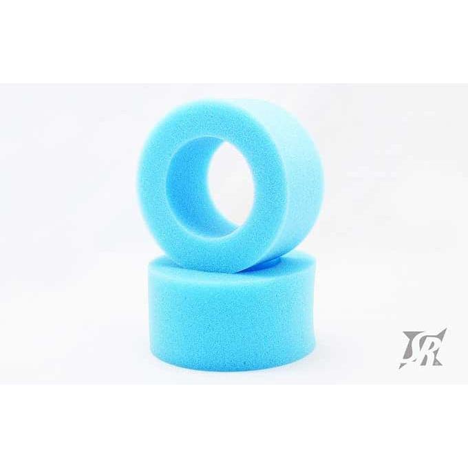 SWEEP Square Armour 1/10 4WD Buggy Front Tyres Blue Dot (Extra Soft) Open Cell Inserts (2)