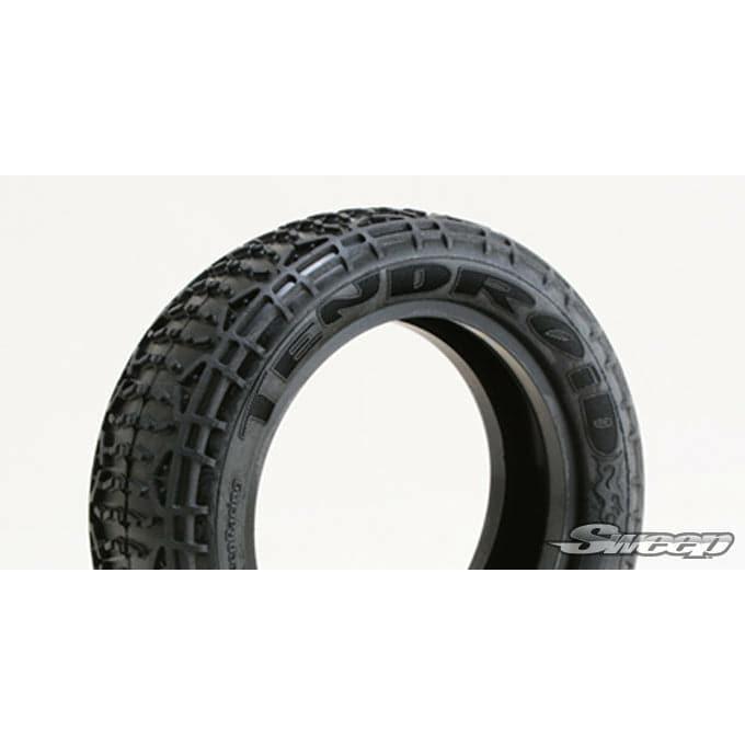 SWEEP Tendroid 1/10 2WD Buggy Front Soft compound Silver Dot with closed cell inserts