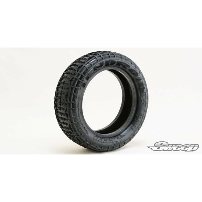 SWEEP Tendroid 1/10 2WD Buggy Front Soft compound Silver Dot with closed cell inserts