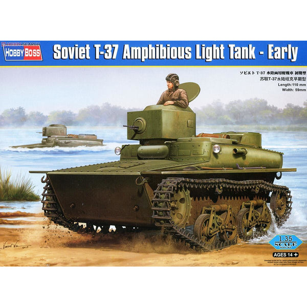 HOBBY BOSS 1/35 Soviet T-37 Amphibious Light Tank - Early