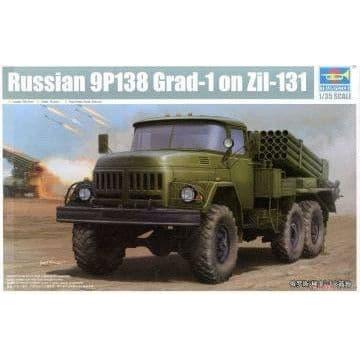 TRUMPETER 1/35 Russian 9P138 Grad-1 on Zil-131