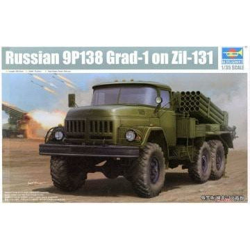 TRUMPETER 1/35 Russian 9P138 Grad-1 on Zil-131