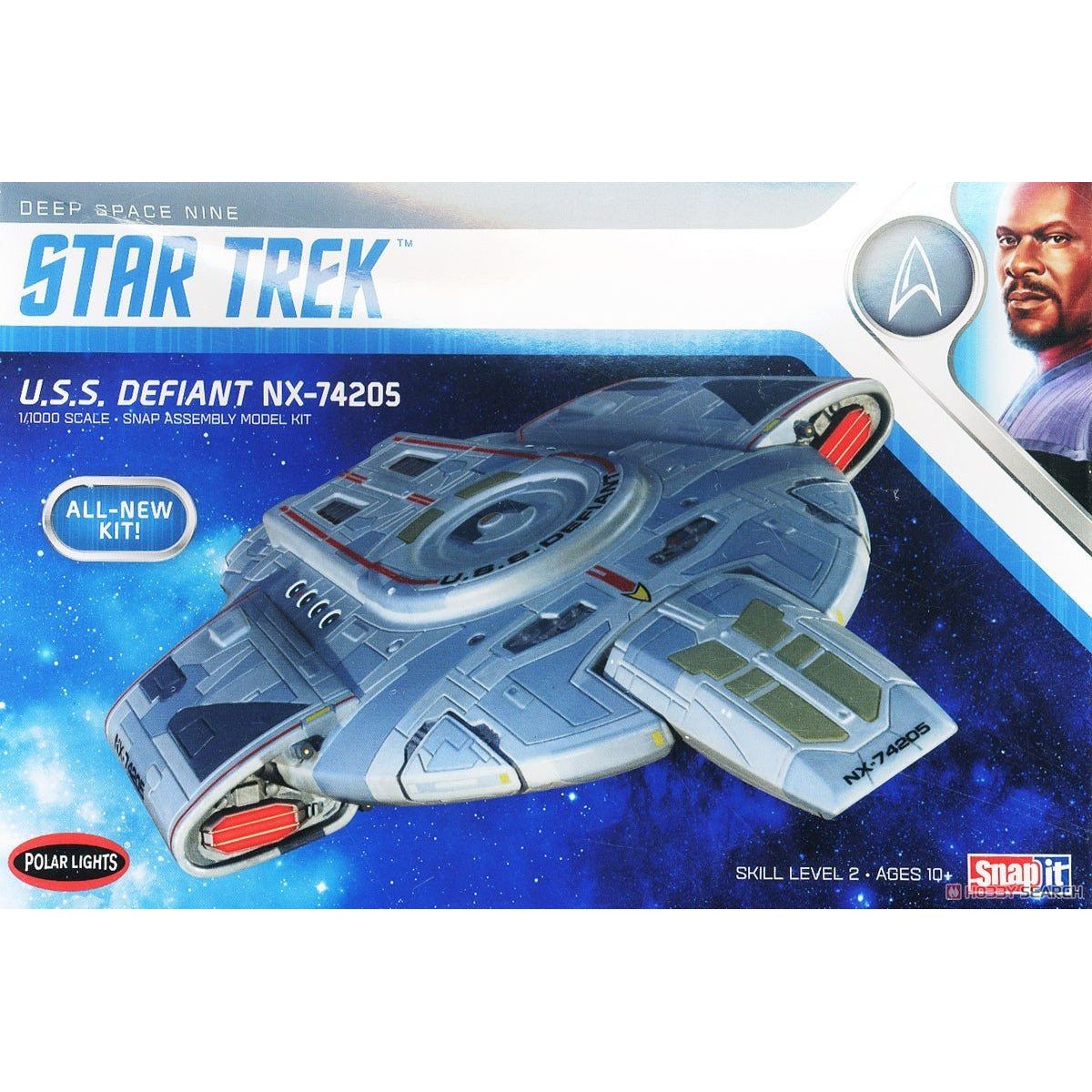 POLAR LIGHTS 1/1000 Star Trek U.S.S. Defiant