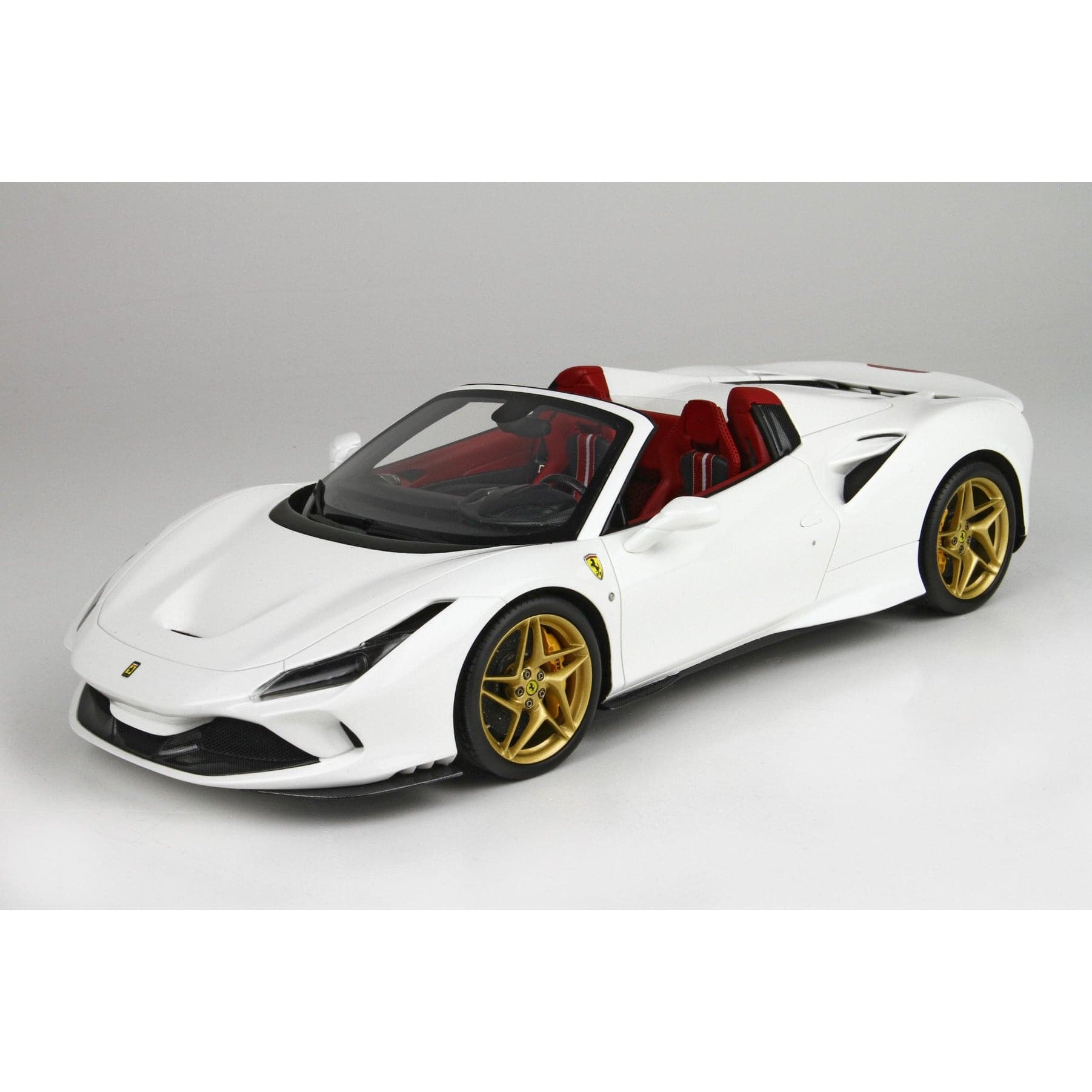 BBR 1/18 Ferrari F8 Tribute Spider White Red Interior