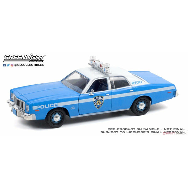 GREENLIGHT 1/24 1975 Plymouth Fury New York Police Departme