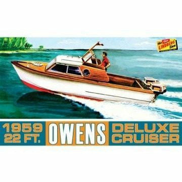 LINDBERG 1/25 Owens Outboard Cruiser Boat