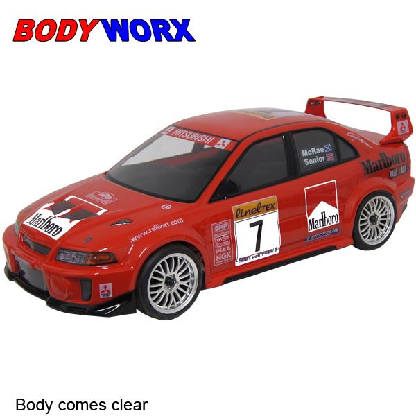BODYWORX Clear Body Lancer WRC 190mm 1/10