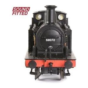 BRANCHLINE OO MR 1532 Class (1P) 0-4-4 58072 BR Lined Black DCC Sound Fitted