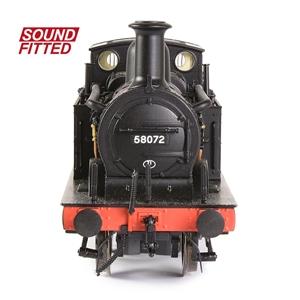 BRANCHLINE OO MR 1532 Class (1P) 0-4-4 58072 BR Lined Black DCC Sound Fitted