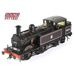 BRANCHLINE OO MR 1532 Class (1P) 0-4-4 58072 BR Lined Black DCC Sound Fitted