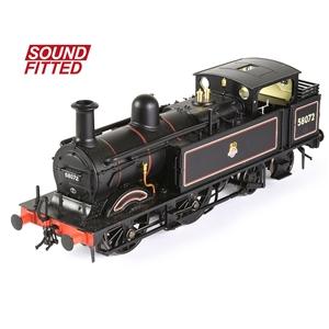 BRANCHLINE OO MR 1532 Class (1P) 0-4-4 58072 BR Lined Black DCC Sound Fitted
