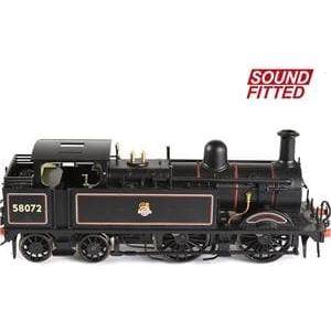 BRANCHLINE OO MR 1532 Class (1P) 0-4-4 58072 BR Lined Black DCC Sound Fitted