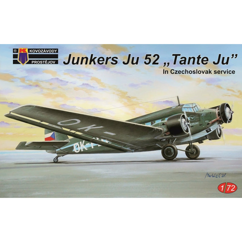 KOVOZAVODY 1/72 Junkers Ju-52 "Tante Ju" In Czechoslovak Service