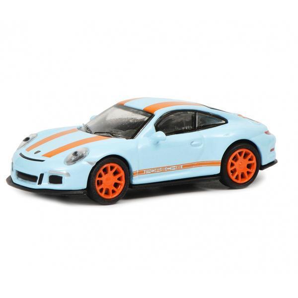SCHUCO 1/87 Porsche 911 R Blue/Orange