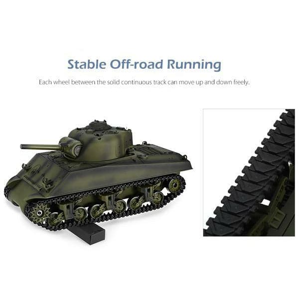 HENGLONG M4A3 Sherman R/C Tank RTR 6.0 Version 1/16