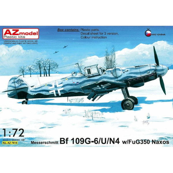 AZ MODEL 1/72 Bf 109G-6/U/N4 w/FuG350 Naxos
