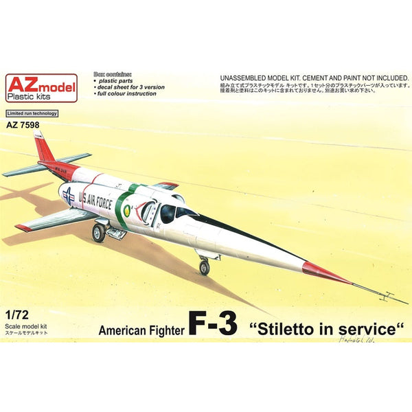AZ MODEL 1/72 Douglas F-3 "Stilleto in Service"