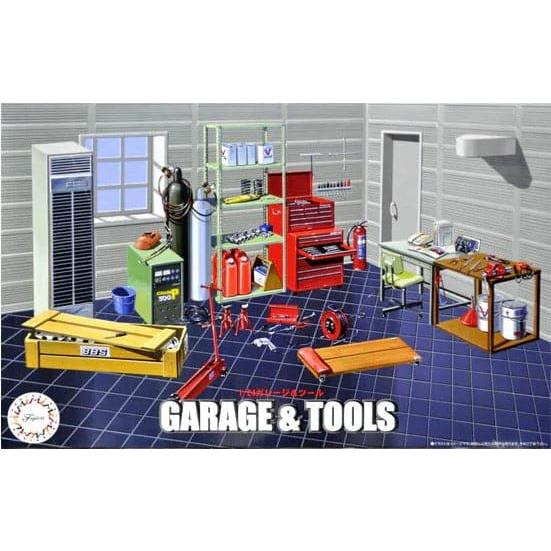 FUJIMI 1/24 Garage and Tools