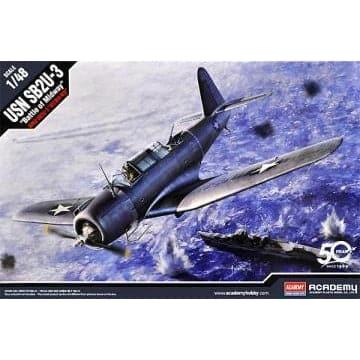 ACADEMY 1/48 SB2U-3 Battle of Midway