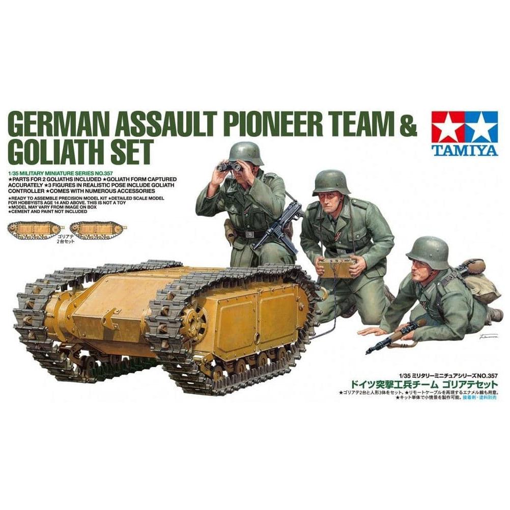 TAMIYA 1/35 German Assault Pioneer Team & Goliath Set