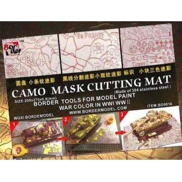 BORDER MODEL WWI & WWII Tank Camo Mask Cutting Mat (200x270