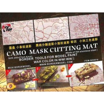 BORDER MODEL WWI & WWII Tank Camo Mask Cutting Mat (200x270