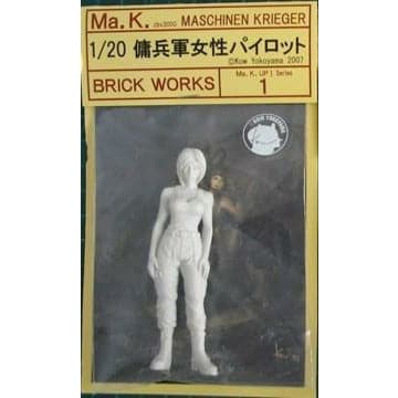 BRICKWORKS 1/20 Ma.K Female Pilot Resin