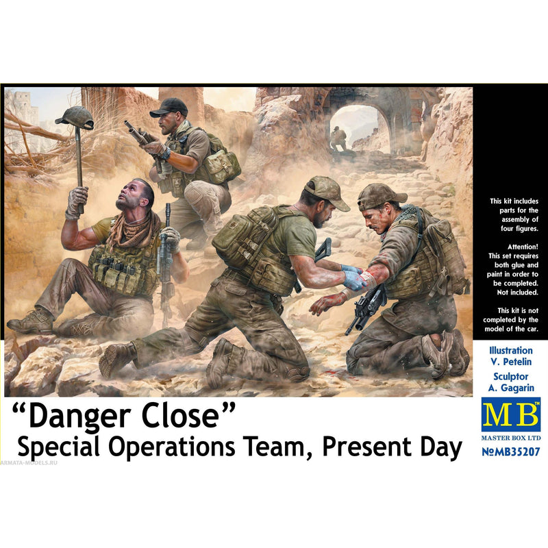 MASTER BOX 1/35 Danger Close Special Operations Team Present Day