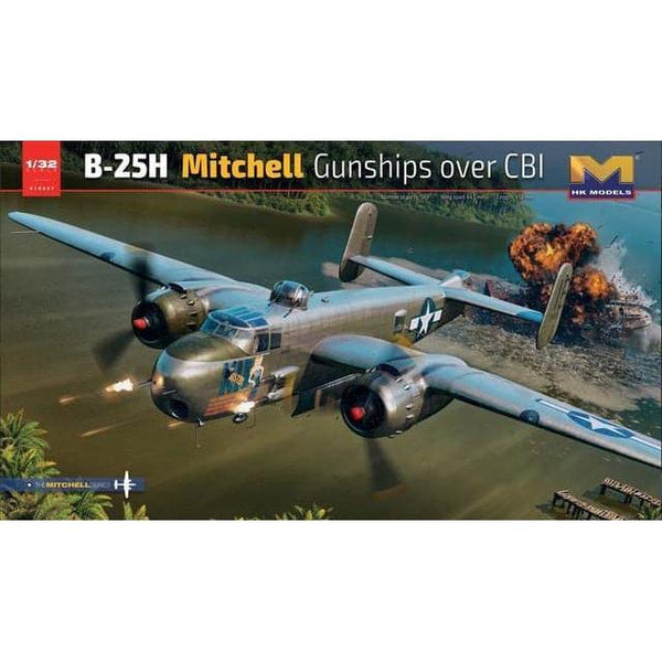 HONG KONG MODELS 1/32 B-25H Mitchell Gunships over CBI