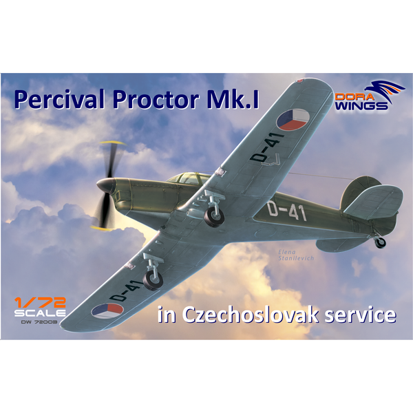 DORA WINGS 1/72 Percival Proctor Mk.1 marking of Czechoslov