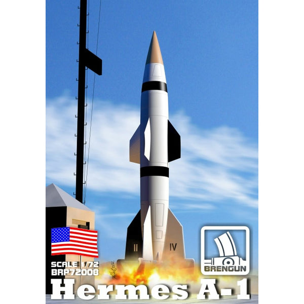 BRENGUN 1/72 Hermes A1 Rocket with PE Parts