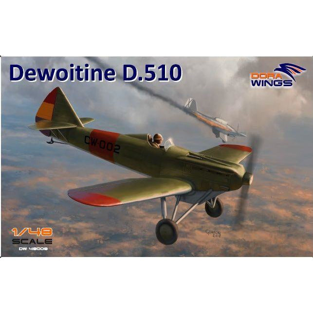 DORA WINGS 1/48 Dewoitine D.510 Spanish Civil War