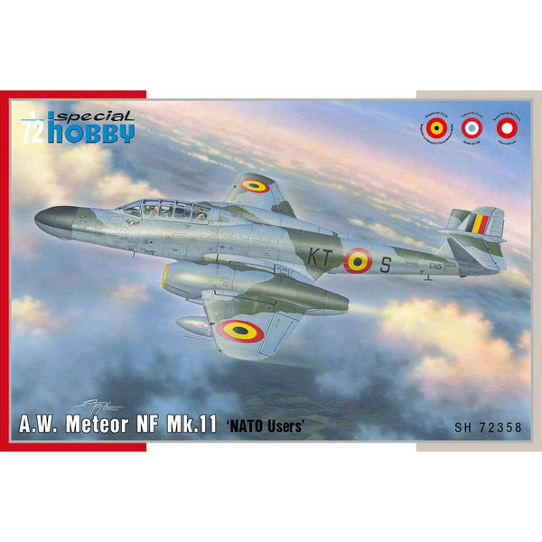 SPECIAL HOBBY 1/72 A.W. Meteor NF Mk.11 Nato