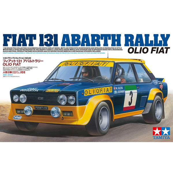 TAMIYA 1/20 Fiat 131 Abarth Rally Olio Fiat