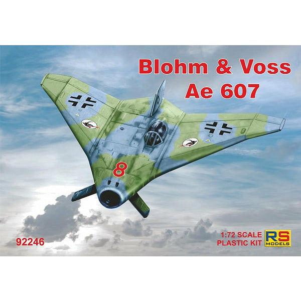 RS MODELS 1/72 Blohm & Voss Ae 607 (4 Decal v. for Luftwaffe, Great Britain)