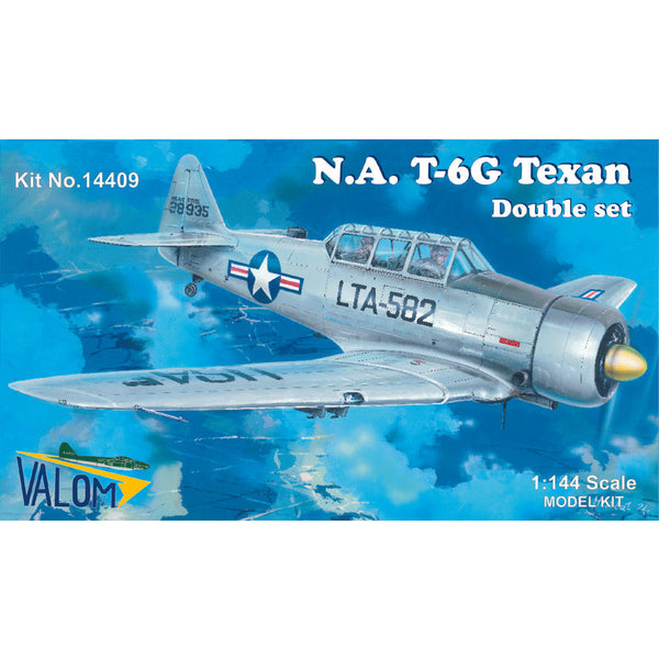 VALOM 1/144 N.A.T-6G Texan (Double Set - Silver Series)