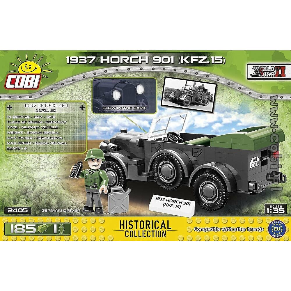 COBI WWII - 137 Horch 901 KFZ.15 185 pcs