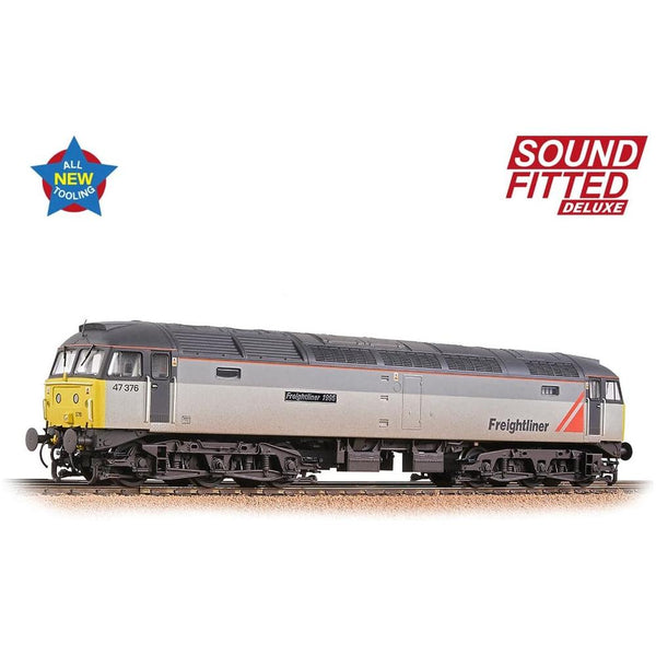BRANCHLINE OO Class 47/3 47376 'Freightliner 1995' Freightliner Grey [W] DCC Sound Fitted Deluxe