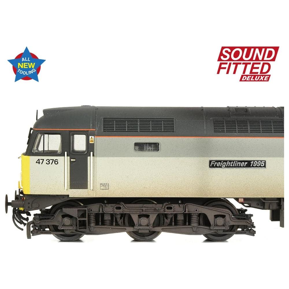 BRANCHLINE OO Class 47/3 47376 'Freightliner 1995' Freightliner Grey [W] DCC Sound Fitted Deluxe