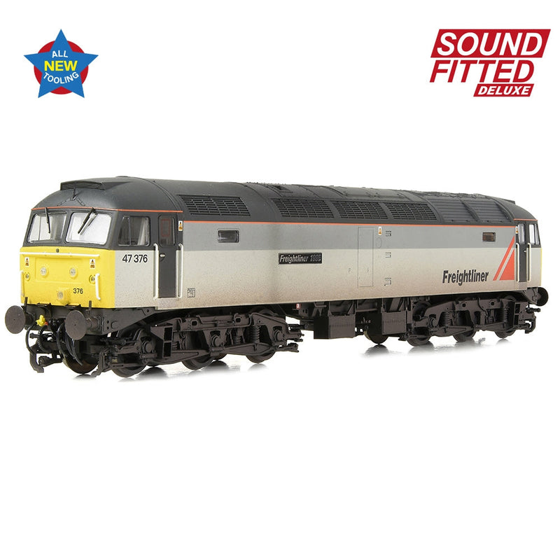 BRANCHLINE OO Class 47/3 47376 'Freightliner 1995' Freightliner Grey [W] DCC Sound Fitted Deluxe