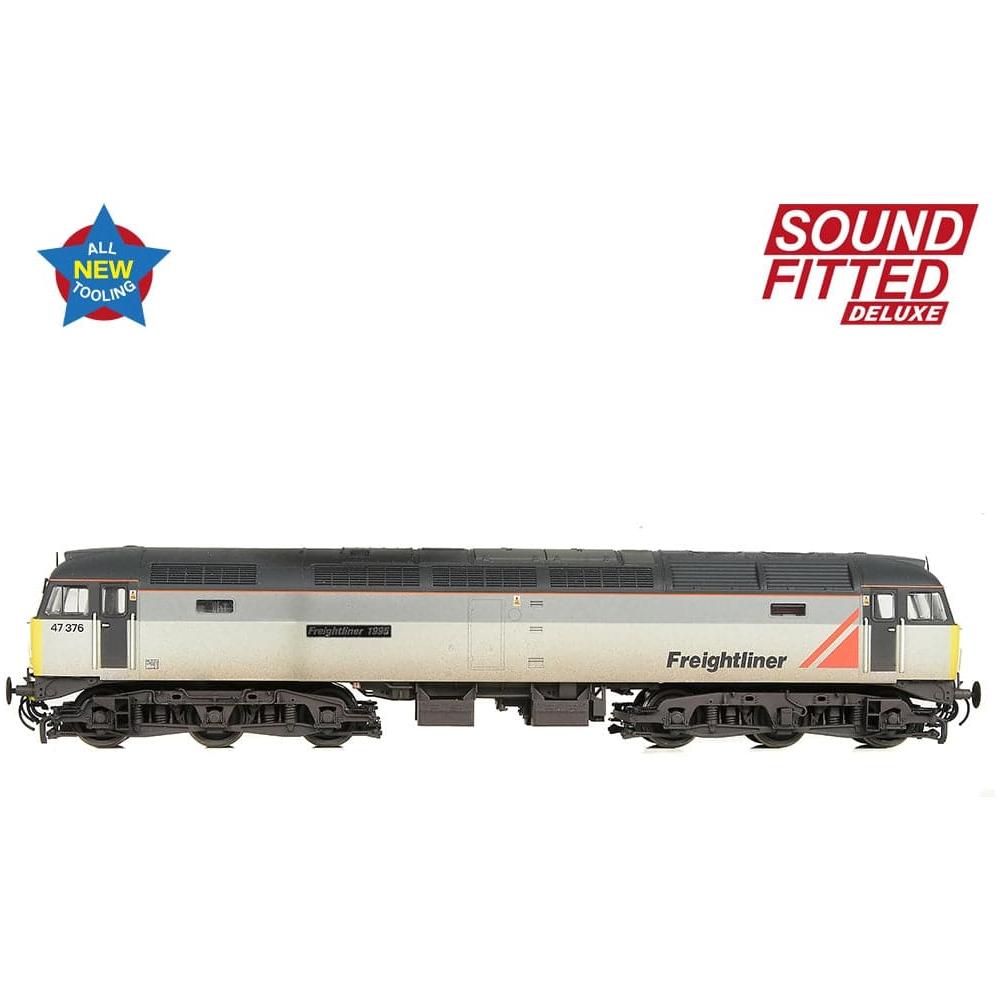 BRANCHLINE OO Class 47/3 47376 'Freightliner 1995' Freightliner Grey [W] DCC Sound Fitted Deluxe