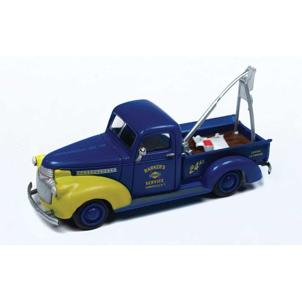 CLASSIC METAL WORKS 40's Chevrolet Wrecker Tow Truck Sunoco (Blue,Yellow)