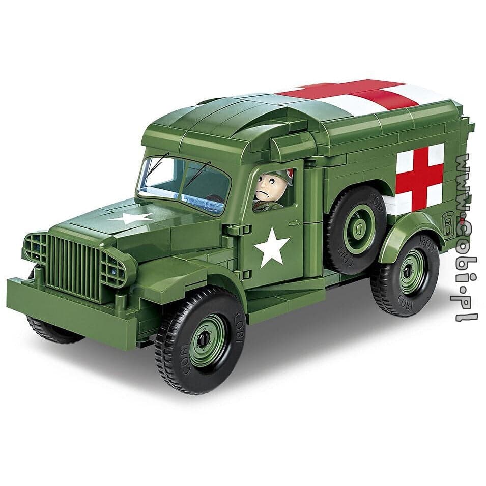 COBI World War II - Dodge WC-54 Ambulance (293 Pieces)