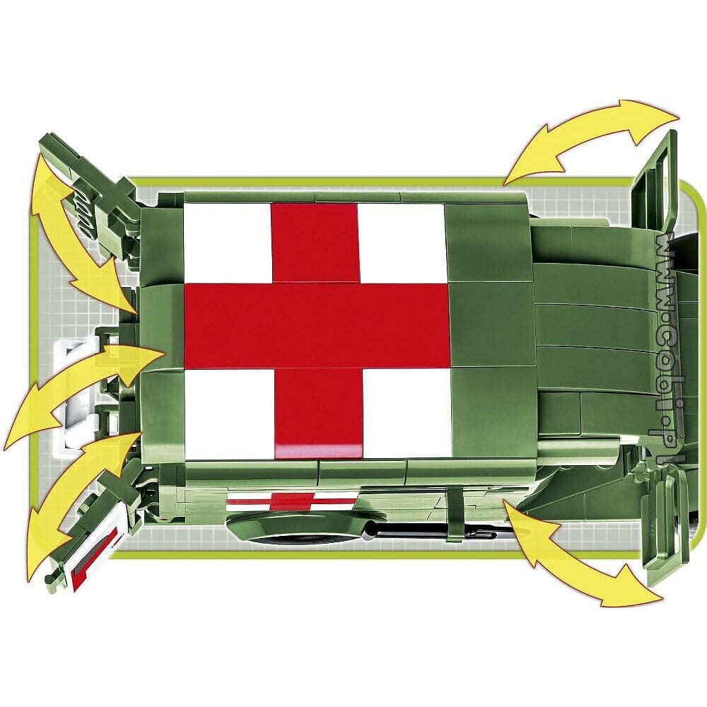 COBI World War II - Dodge WC-54 Ambulance (293 Pieces)