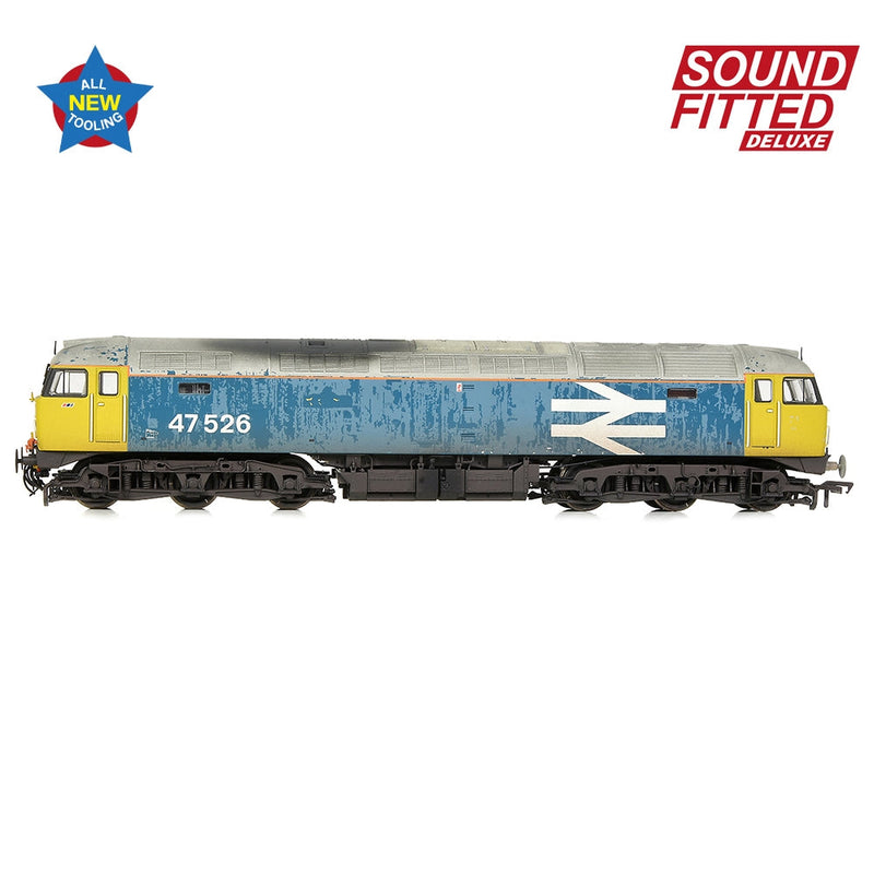 BRANCHLINE OO Class 47/4 47526 BR Blue (Large Logo)[W] DCC Sound Fitted Deluxe