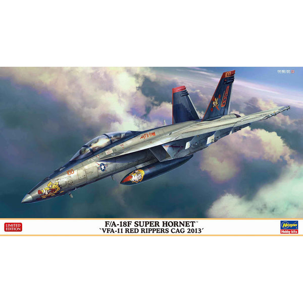 HASEGAWA 1/72 F/A-18F Super Hornet 'VFA-11 Red Rippers CAG 2013"