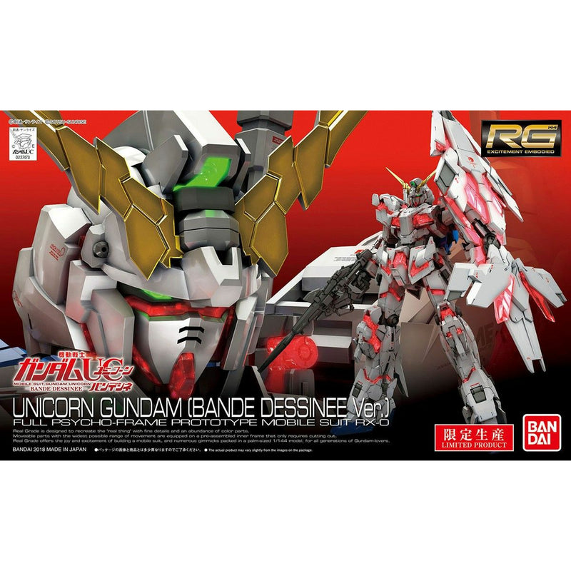 BANDAI 1/144 RG Unicorn Gundam (Bande Dessienee) (G0