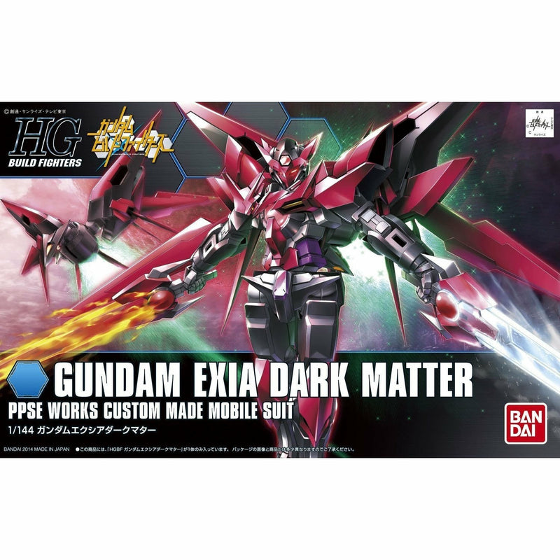 BANDAI 1/144 HGBF Gundam Exia Dark Matter