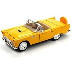 MOTORMAX 1/24 1956 Ford Thunderbird Convertible Yellow (Ame