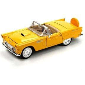 MOTORMAX 1/24 1956 Ford Thunderbird Convertible Yellow (Ame